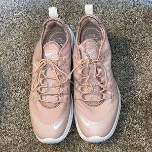 Pink Nike AirMax sneakers